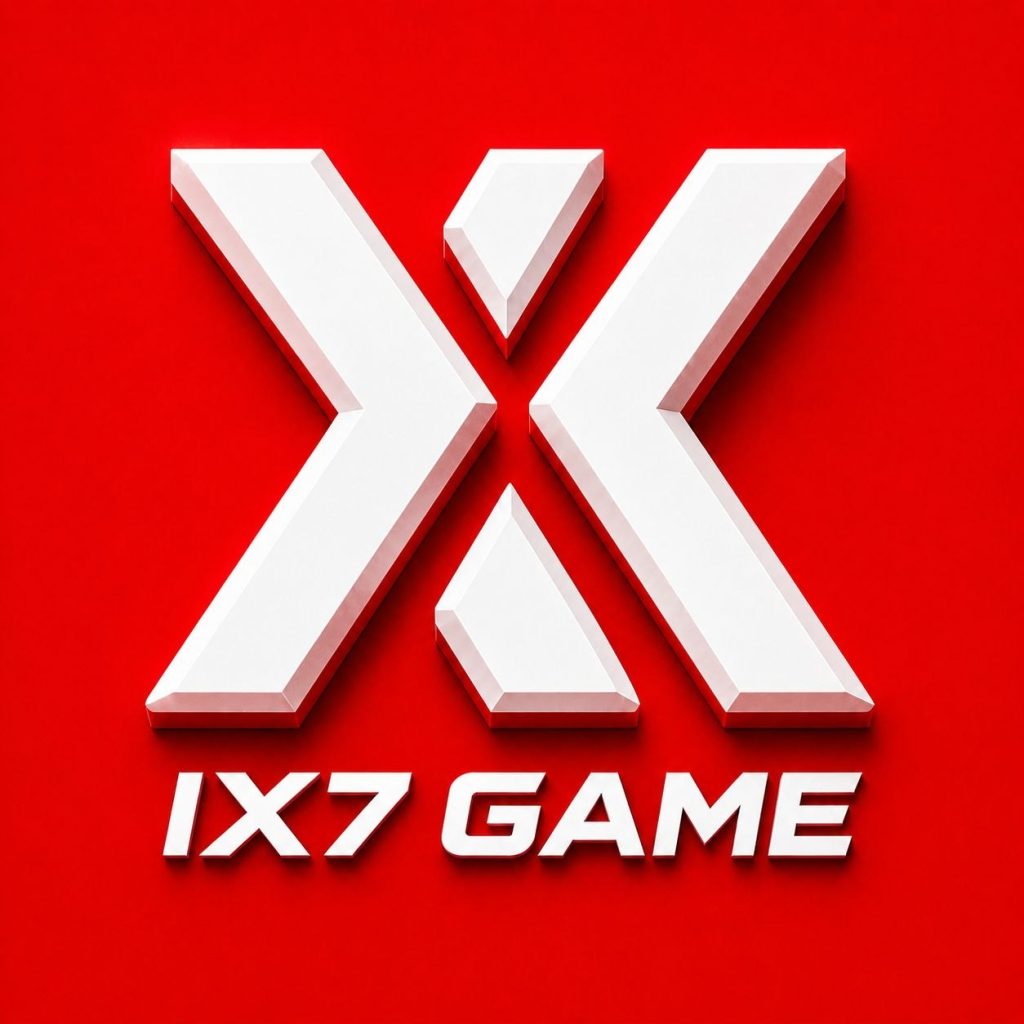 IX7 Game logo featuring a modern design for a digital gaming platform